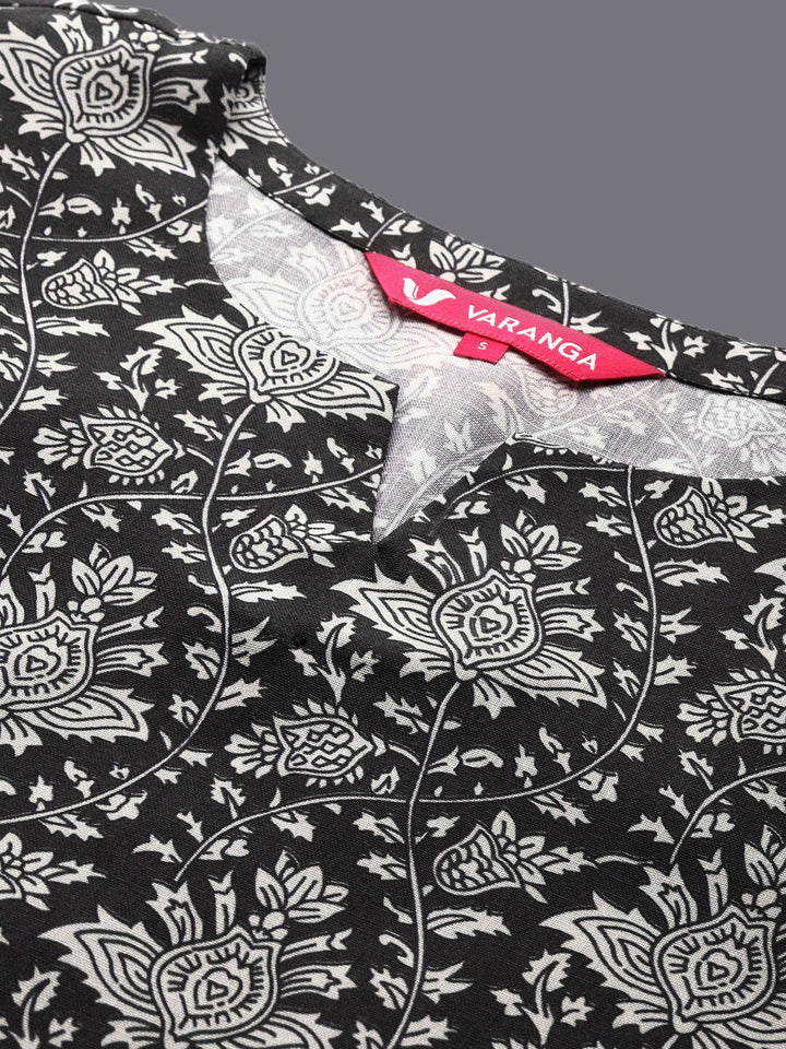 Varanga Women Digital Winter Printed Kurta Palazzo &Dupatta