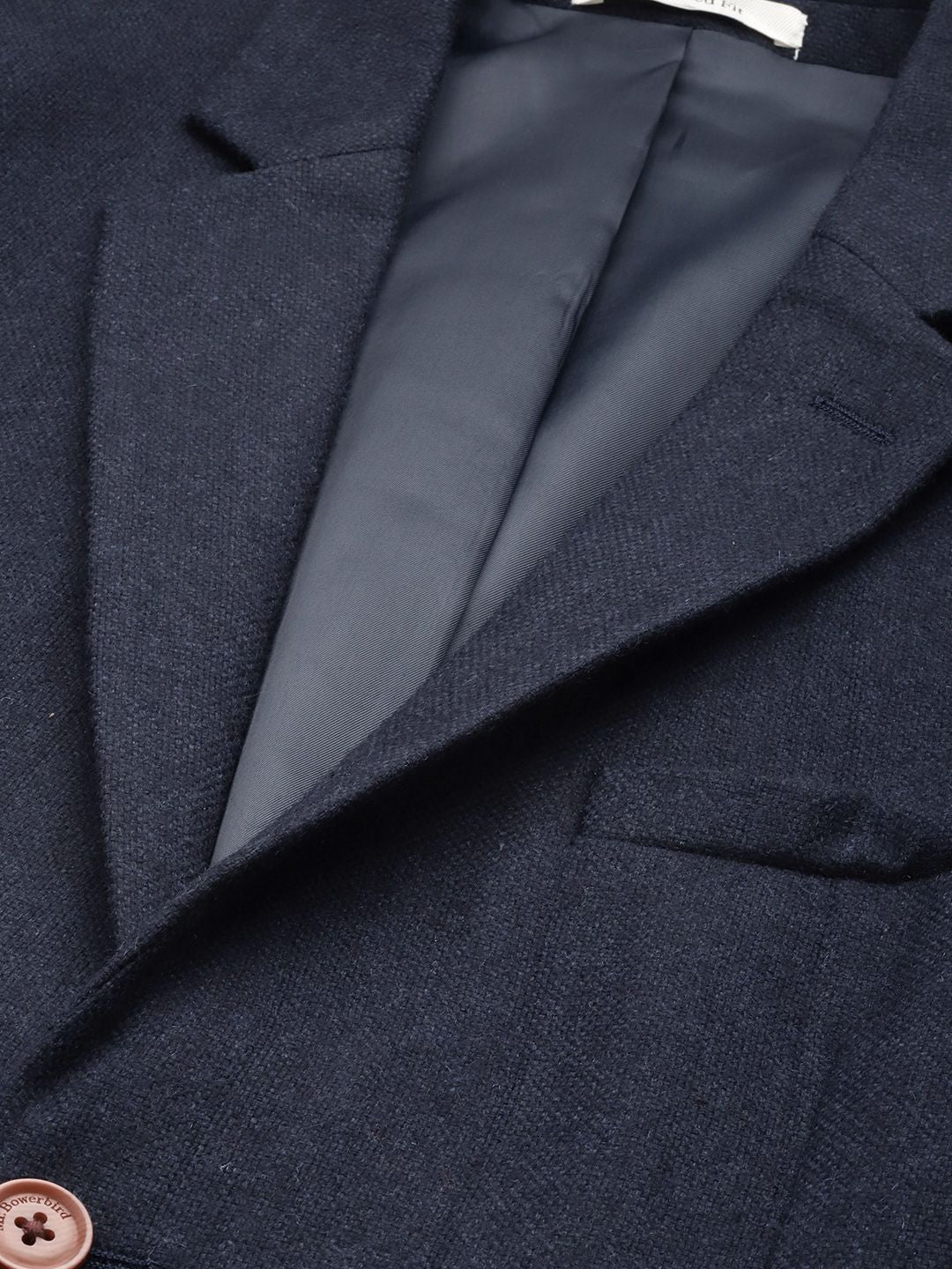 Mr.Bowerbird Solid Tailored Fit Casual Blazer