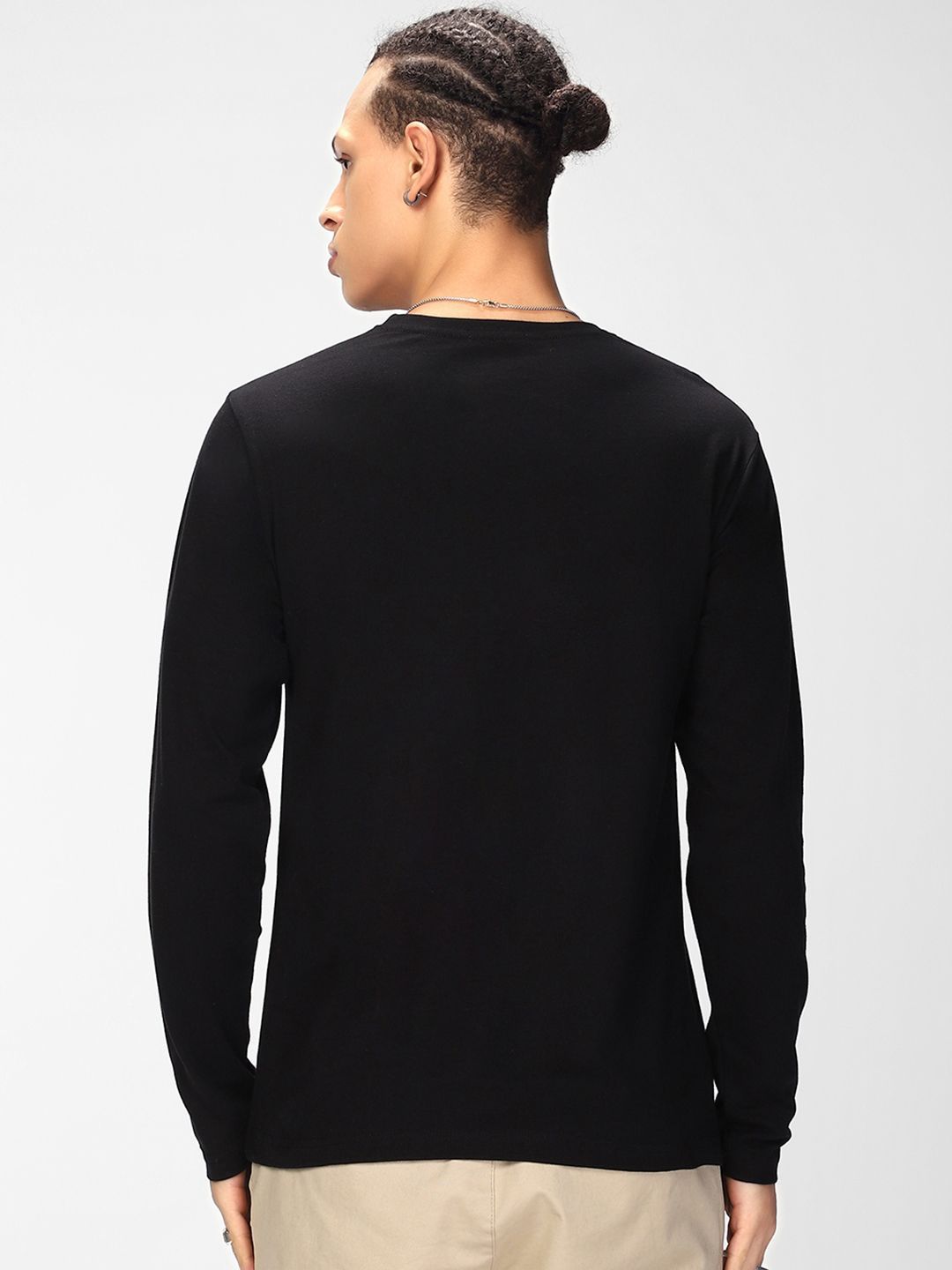 Bewakoof Men Typography Printed Round Neck Pure Cotton Relaxed Fit T-shirt