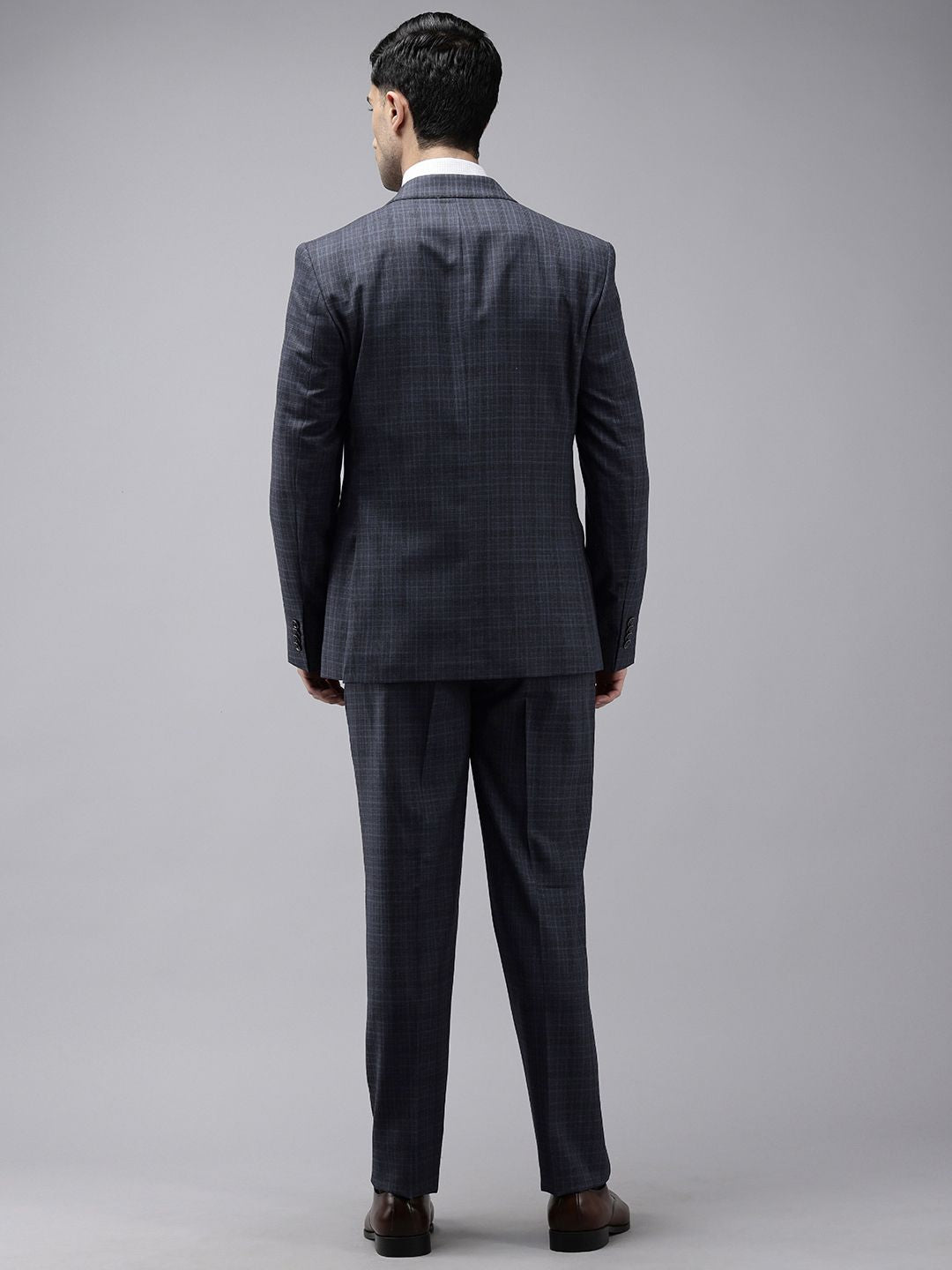 Park Avenue Checked 2 Piece Formal Suit