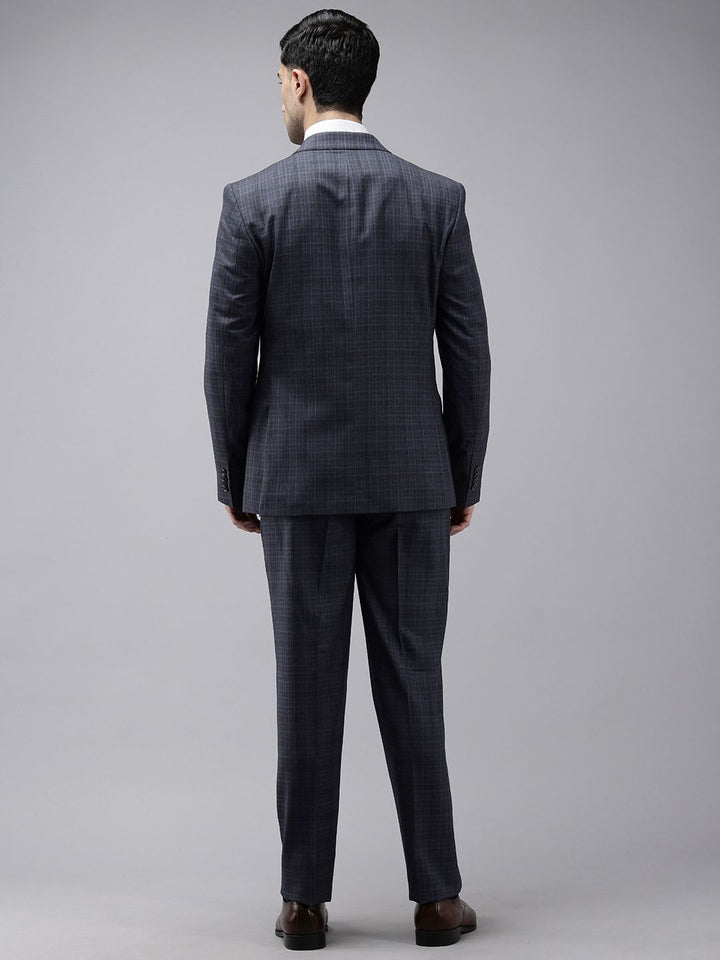 Park Avenue Checked 2 Piece Formal Suit