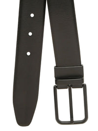 Teakwood Leathers Men Textured Leather Reversible Belt