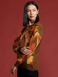 all about you Acrylic Self Design Pullover
