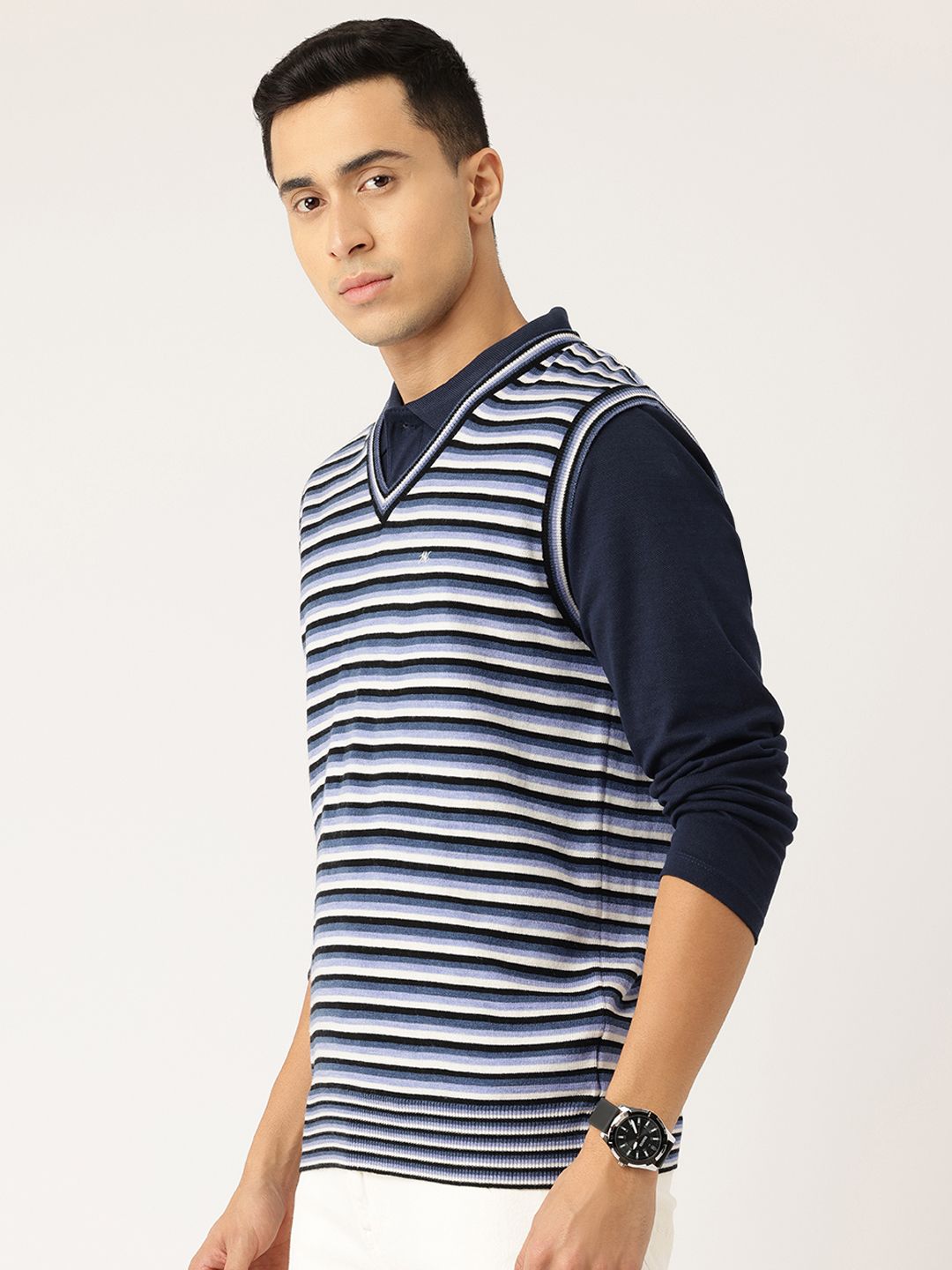 Monte Carlo Striped Sweater Vest