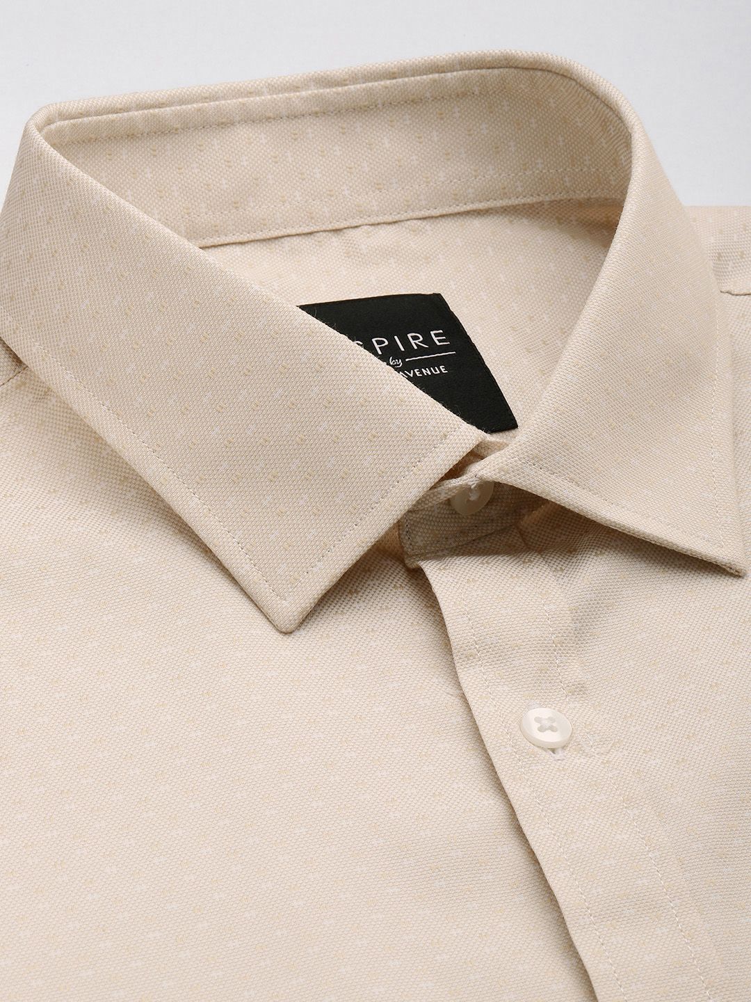 Park Avenue Slim Fit Self Designed Formal Shirt
