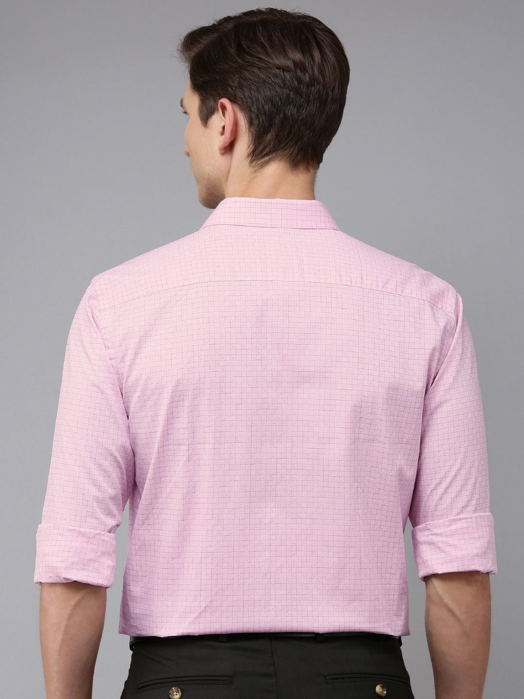 Park Avenue Pure Cotton Slim Fit Checked Formal Shirt