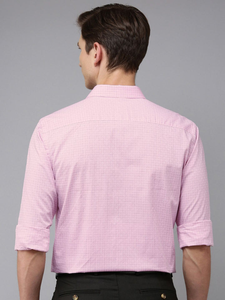 Park Avenue Pure Cotton Slim Fit Checked Formal Shirt
