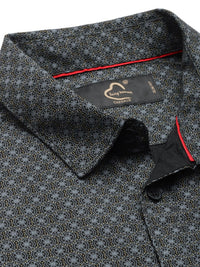 Being Human Spread Collar Floral Printed Cotton Slim Fit Casual