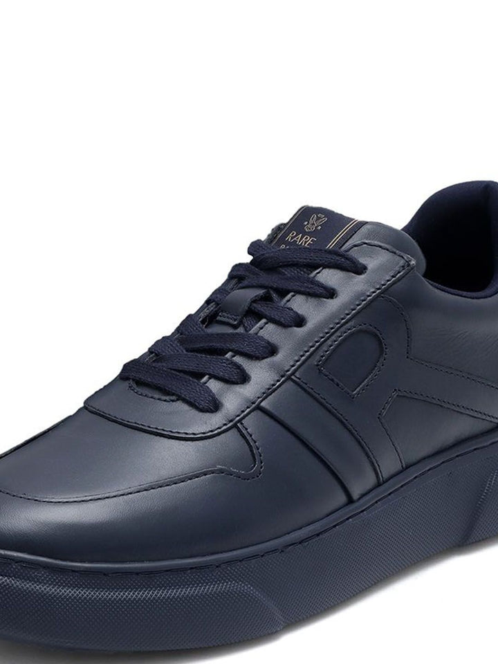 RARE RABBIT Men Perforations Leather Sneakers