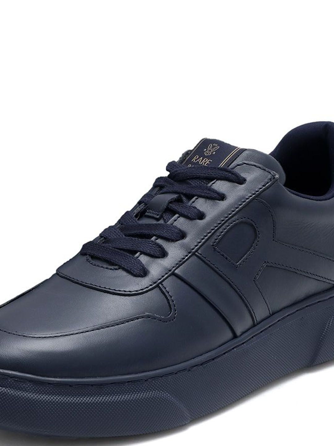 RARE RABBIT Men Perforations Leather Sneakers