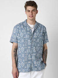VASTRADO Men Classic Opaque Printed Casual Shirt