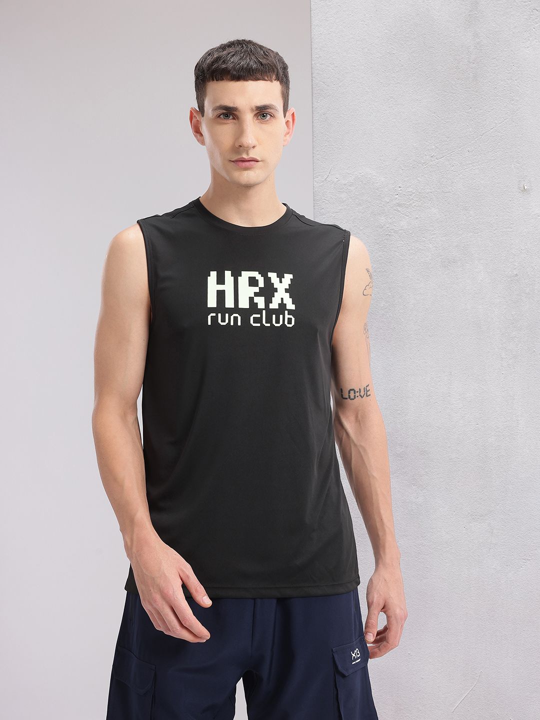 HRX by Hrithik Roshan Printed Rapid-Dry Running T-shirt