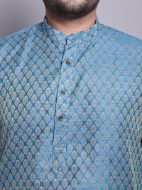 SOJANYA PLUS Plus Size Woven Design Kurta With Pyjamas & Nehru Jacket