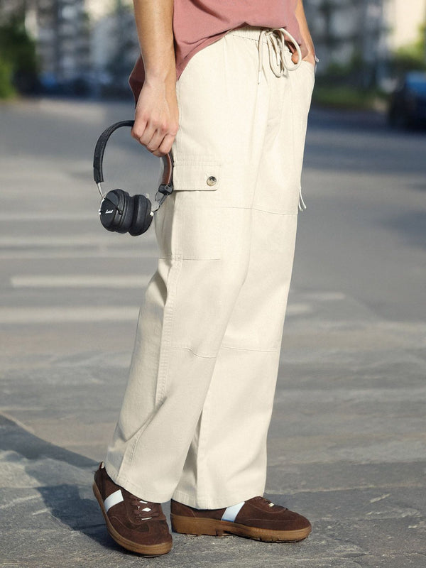 Urbano Fashion Men Loose Fit Cargos Trousers