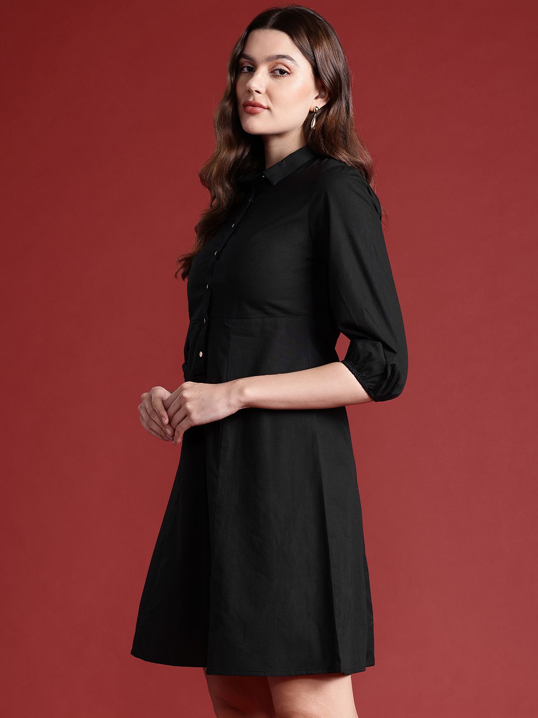 all about you Pure Cotton A-Line Dress