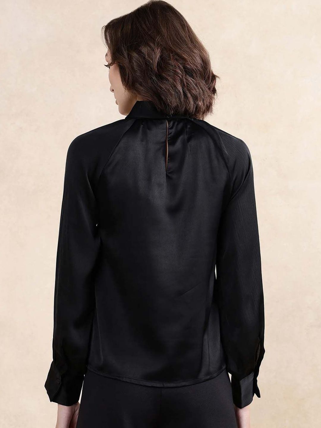 RAREISM Women Solid High Neck Top