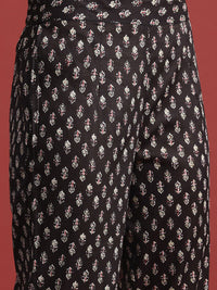 Anouk Paisley Print Pure Cotton Kurta With Trousers & Dupatta