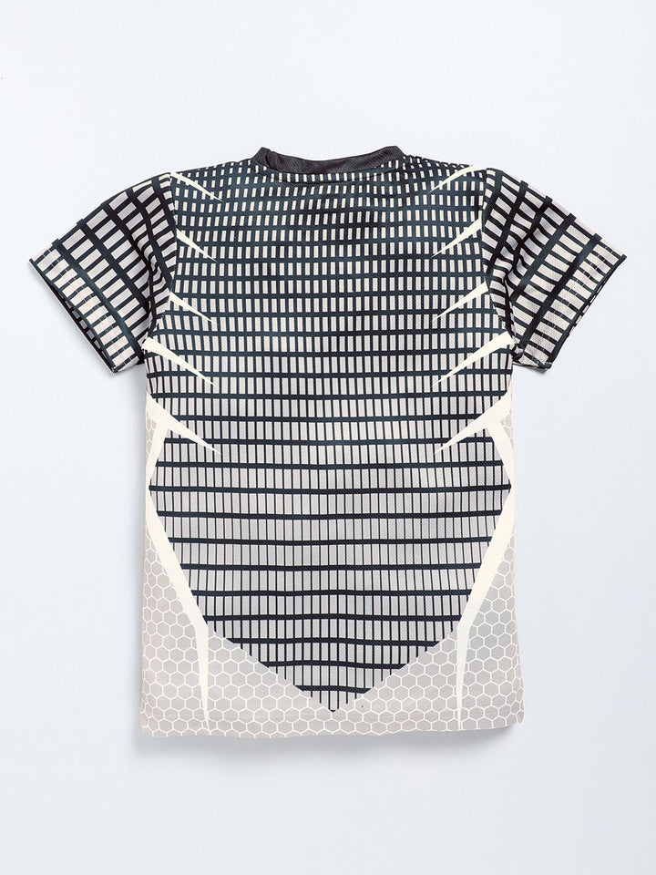 HRX by Hrithik Roshan Boys Geometric Printed T-shirt