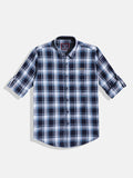 Monte Carlo Boys Tartan Checked Casual Smart Fit Shirt
