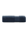 MYTRIDENT Navy Blue Solid Pure Cotton 500 GSM Soft  Plush Bath Towel