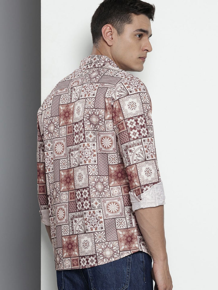 The Indian Garage Co Ethnic Motifs Printed Casual Shirt