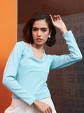 Athena Off Shoulder Long Sleeves Top