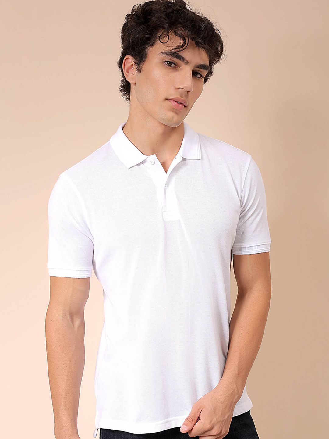The Indian Garage Co Men Printed Applique T-shirt