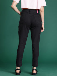 DressBerry Women Printed Mom Fit Jeans