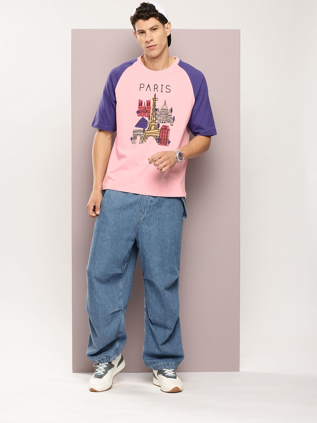 DILLINGER Men Graphic Printed Oversized T-shirt