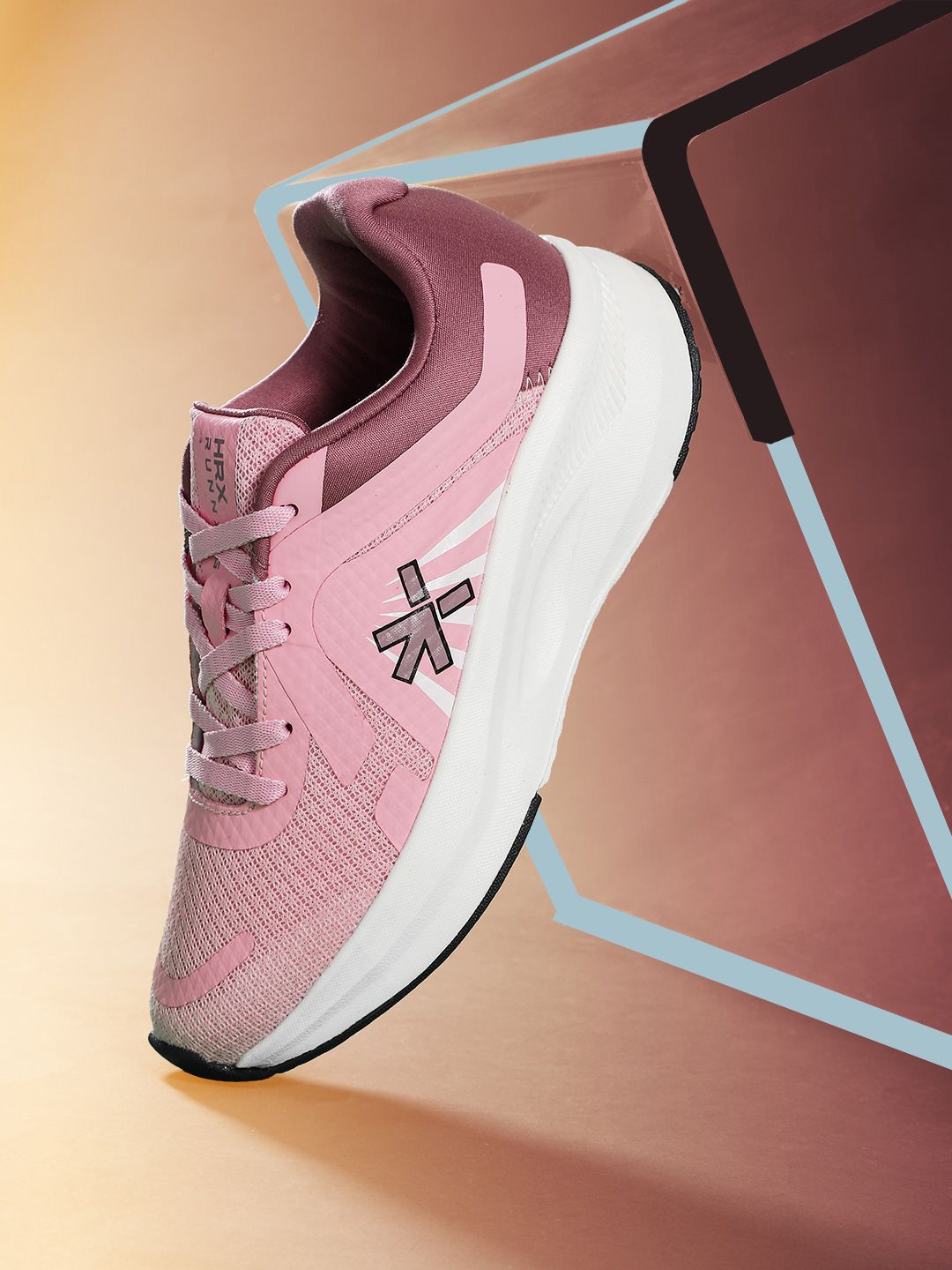 HRX by Hrithik Roshan Women Woven Design Running Shoes
