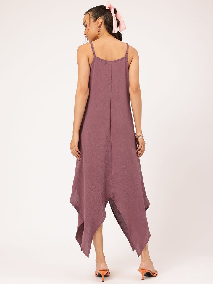 DressBerry Dainty Delights Crinkled A-Line Midi Dress