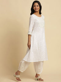 W Straight Cotton Kurta