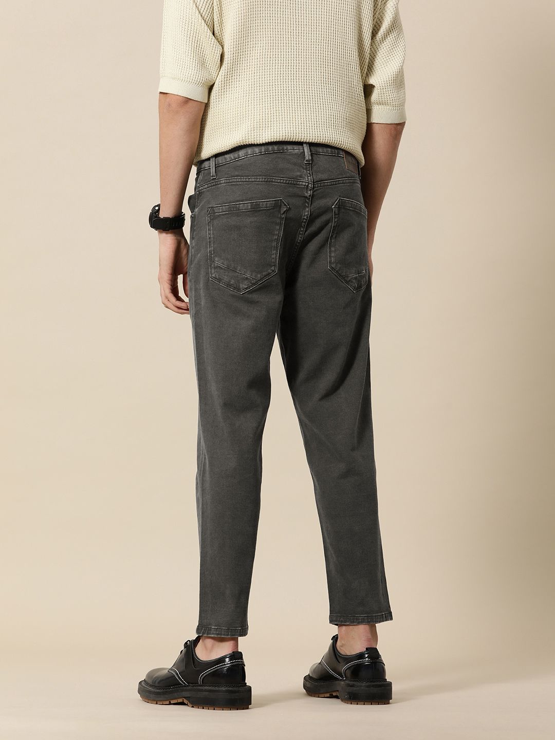 Mr Bowerbird Men Mid Rise Tapered Fit Light Fade Stretchable Jeans
