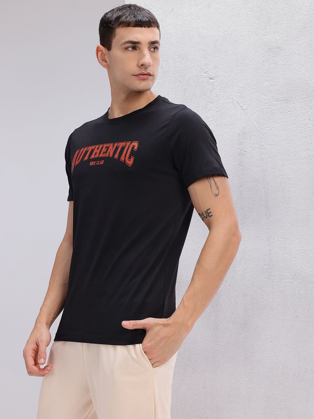 HRX by Hrithik Roshan Typography Print Lifestyle T-shirt