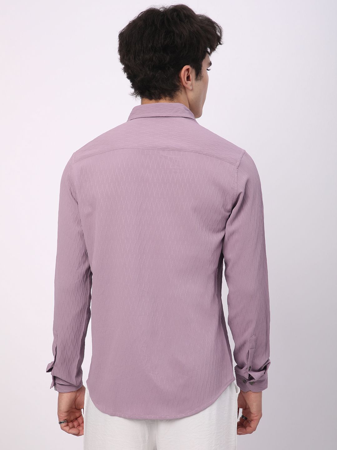 VASTRADO Men Classic Slim Fit Opaque Casual Shirt