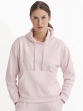 RAREISM Conversational Printed Hooded Cotton Pullover Sweatshirt