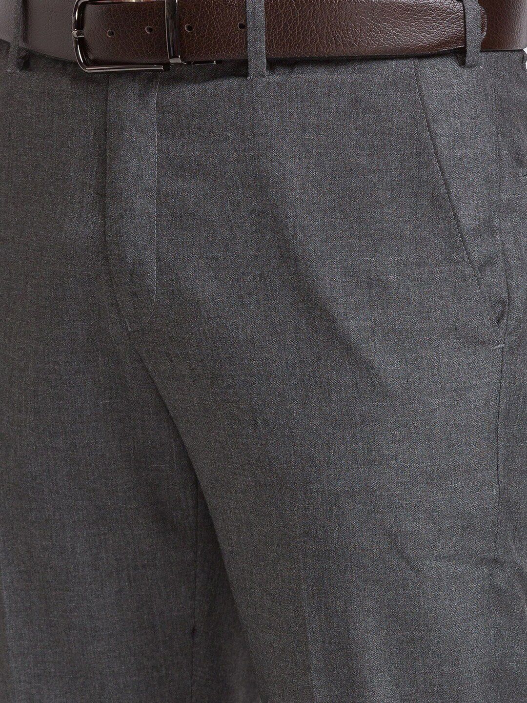 Park Avenue Men Slim Fit Plain Formal Trousers