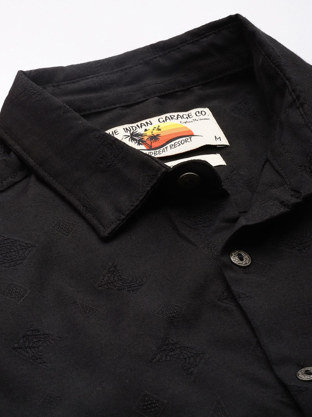 The Indian Garage Co Textured Casual Shirt