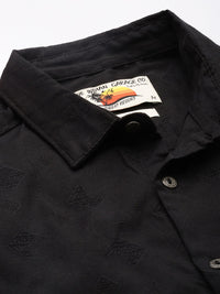 The Indian Garage Co Textured Casual Shirt