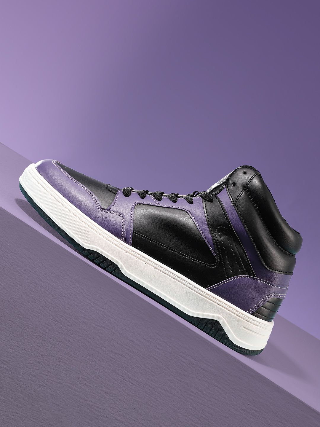 HRX by Hrithik Roshan Women Mid-Top Colourblocked Sneakers