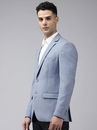 Park Avenue Notched Lapel Single Breasted Slim Fit Formal Blazer