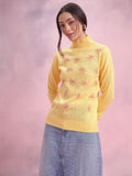 DressBerry Floral High Neck Pullover