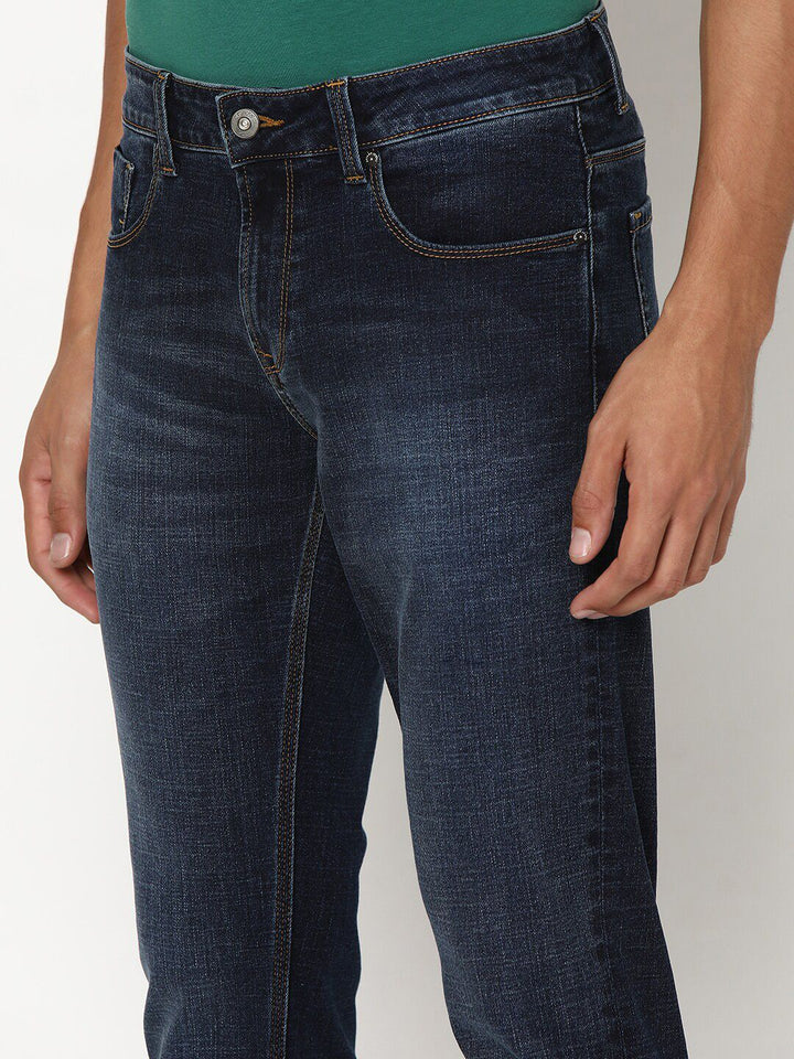 SPYKAR Men Skinny Fit Low-Rise Heavy Fade Stretchable Jeans