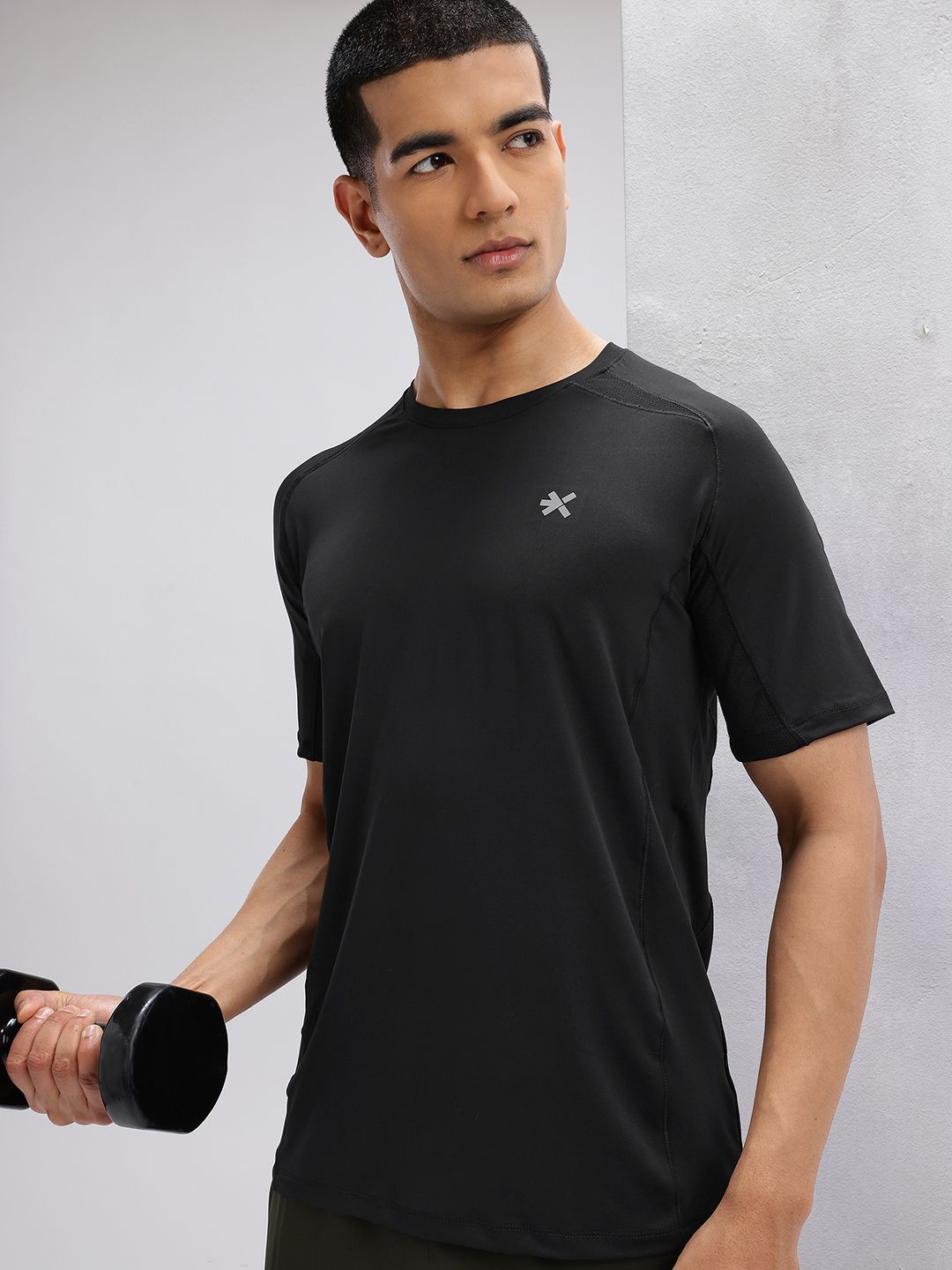 HRX by Hrithik Roshan Men Mesh Detail Training T-shirt