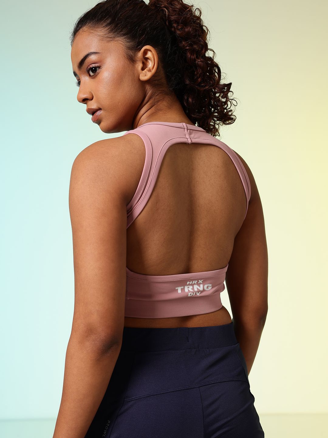 HRX by Hrithik Roshan Lightly Padded Rapid-Dry Training Bra HR_SS25_W_BA_KT061_03_C