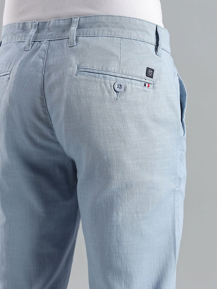 Thomas Scott Men Smart Easy Wash Mid-Rise Trousers