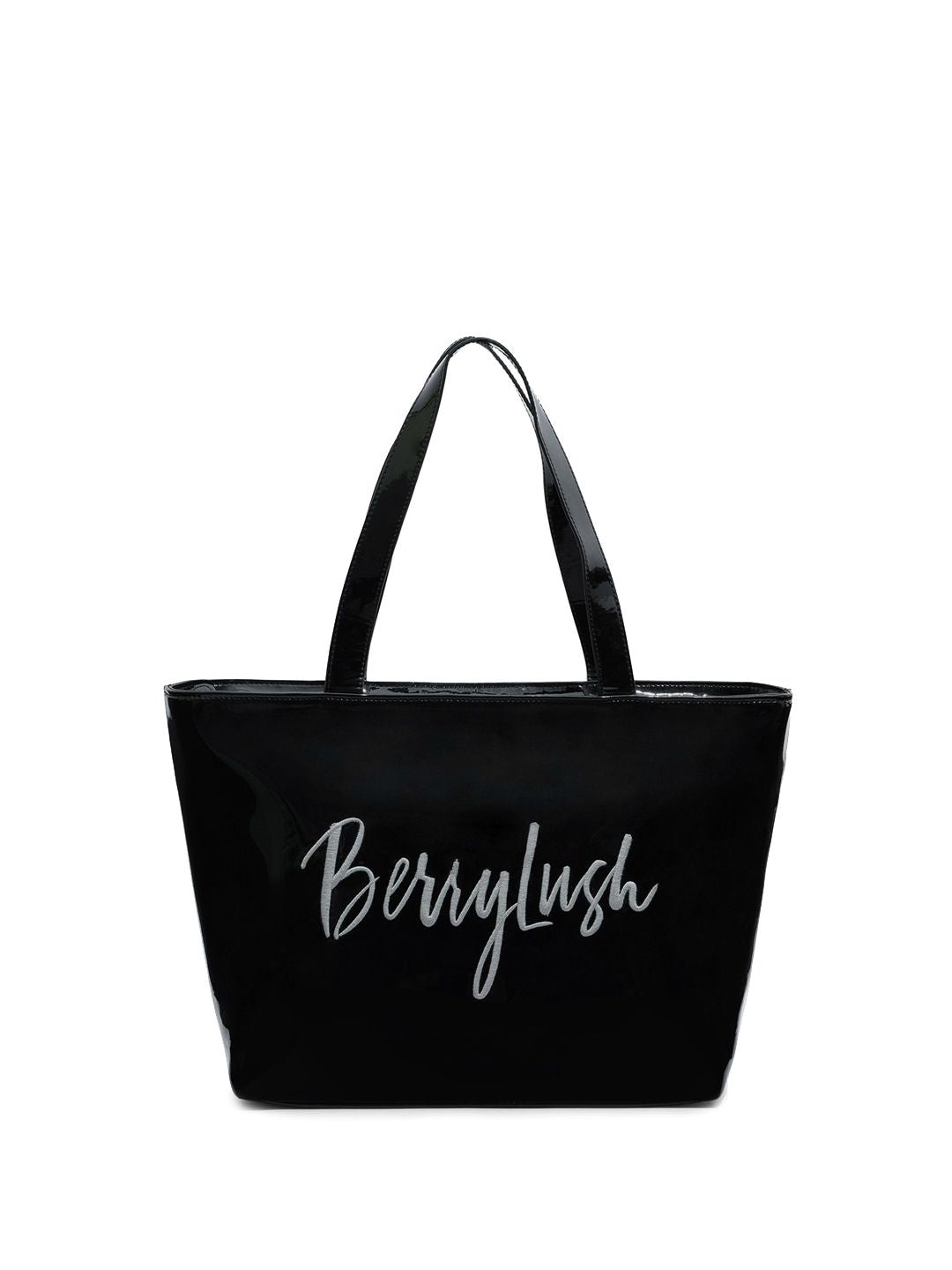 Berrylush Embroidered Shopper Tote Bag