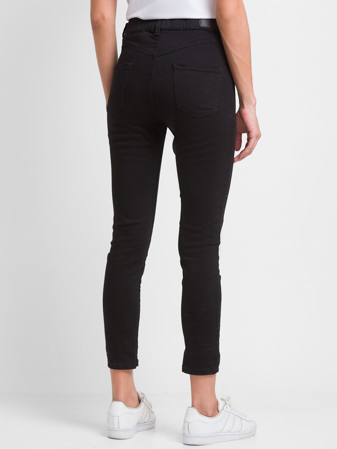 SPYKAR Women Black Super Skinny Fit High-Rise Jeans