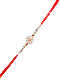 Voylla Men Bejeweled Red Benang Rakhi