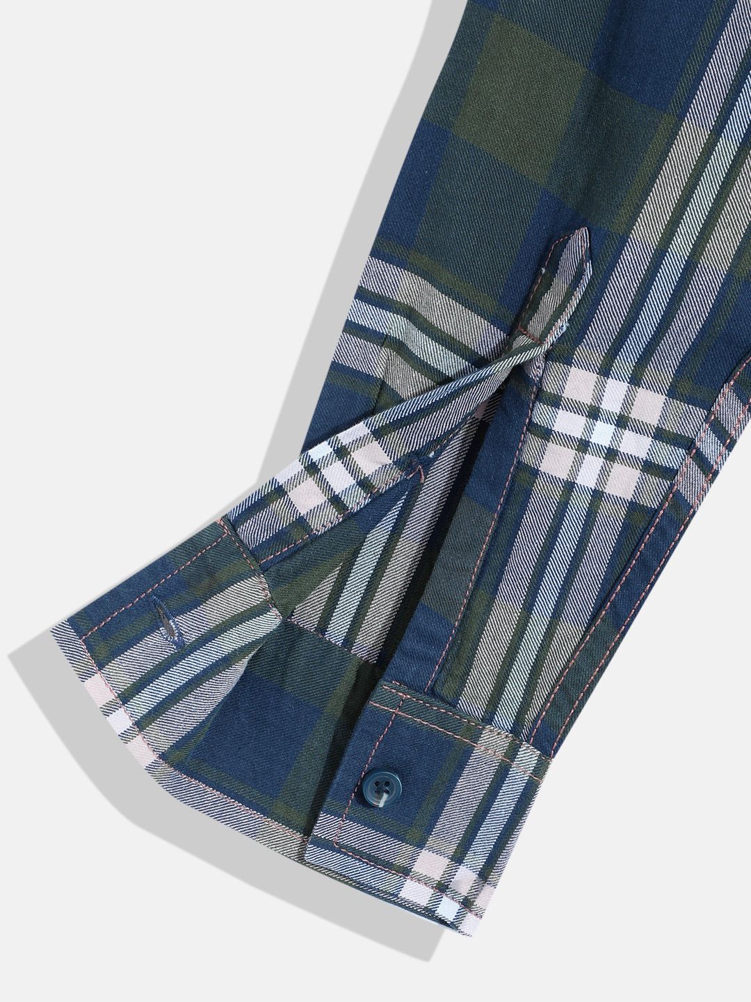 Monte Carlo Boys Tartan Checked Casual Smart Fit Shirt